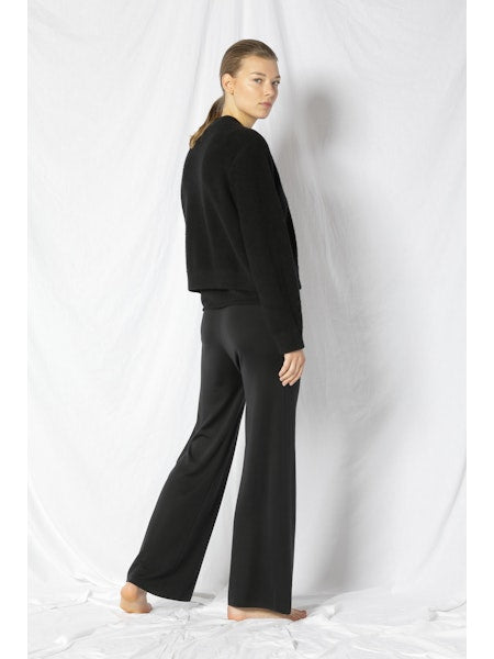 Blurry Loop Bomber Cardigan