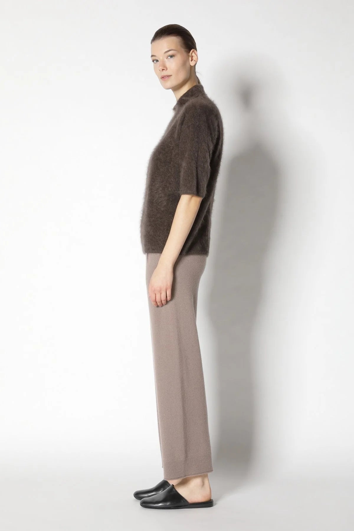 Furry Eaton Kurzarmpullover