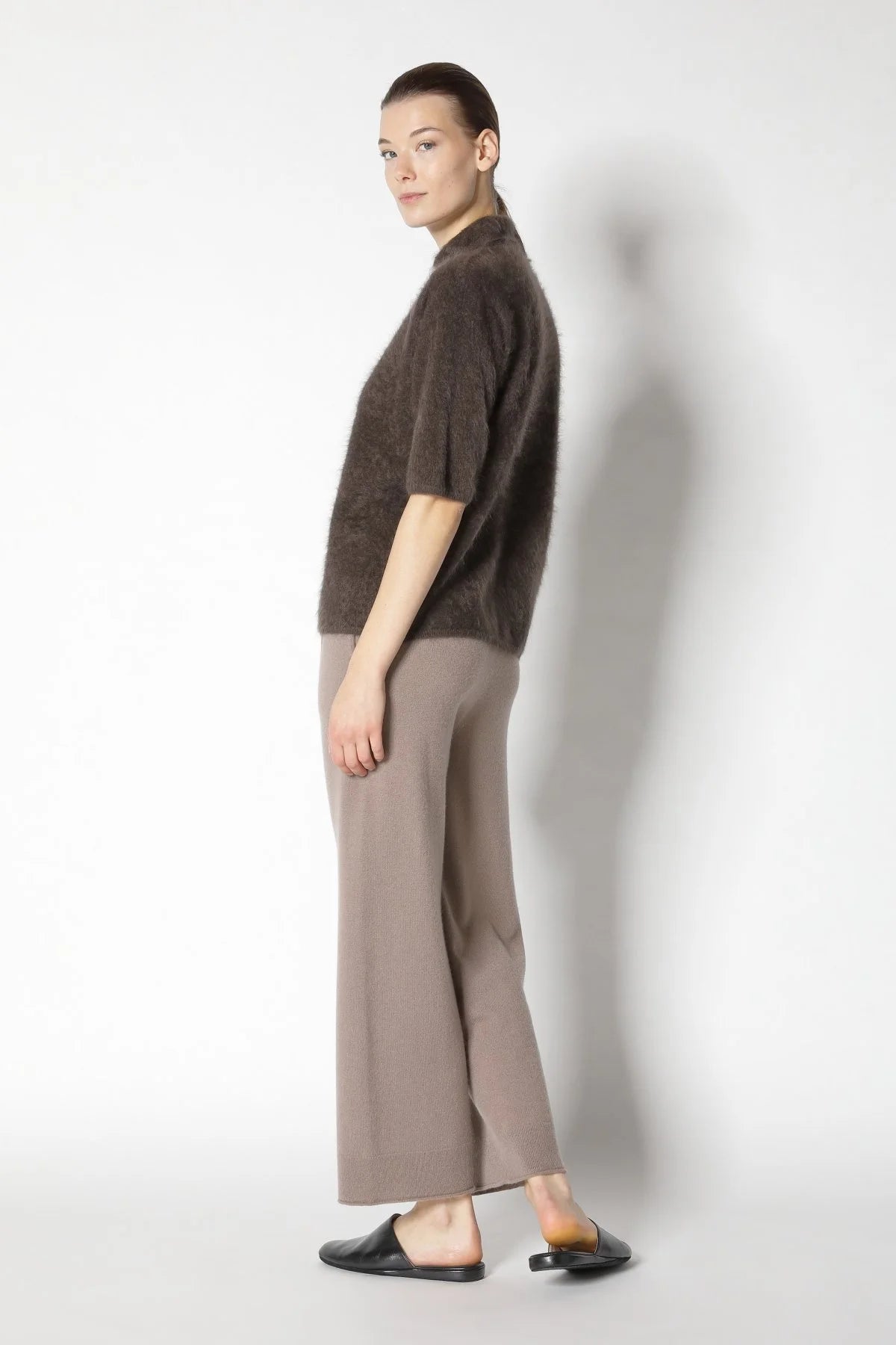 Furry Eaton Kurzarmpullover