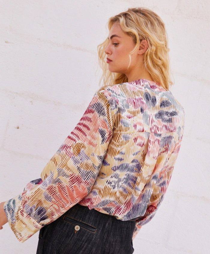 Franklin Seidenbluse