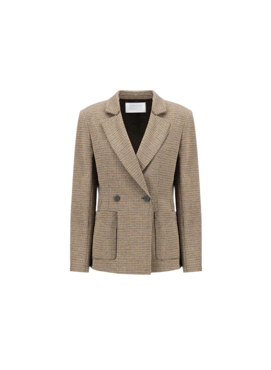 Blazer Shoulder Pads Micro Tattersall