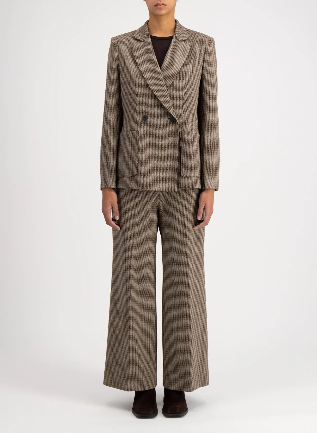 Blazer Shoulder Pads Micro Tattersall