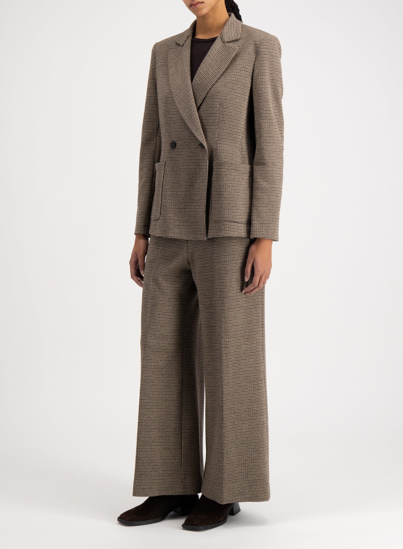 Blazer Shoulder Pads Micro Tattersall