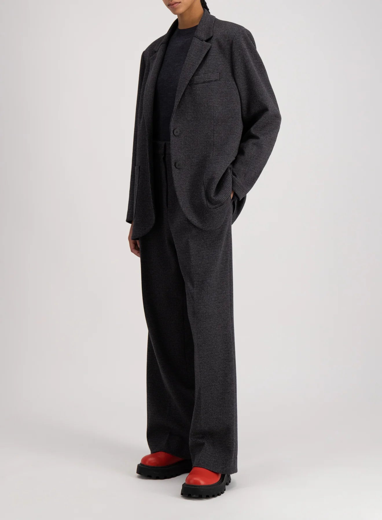 Hose Double Pleats Micro Tattersall