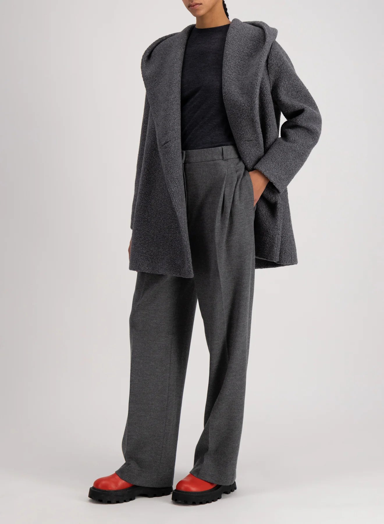 Hose Double Pleats Superfine Merino