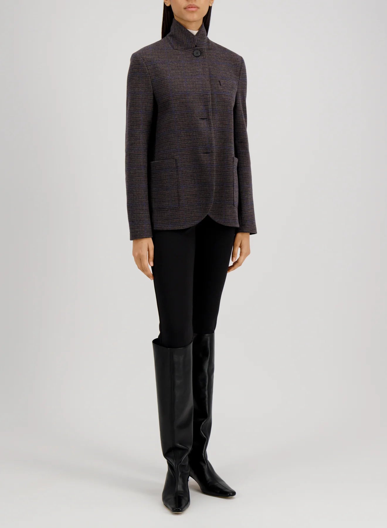 Stand Up Collar Blazer Loro Piana