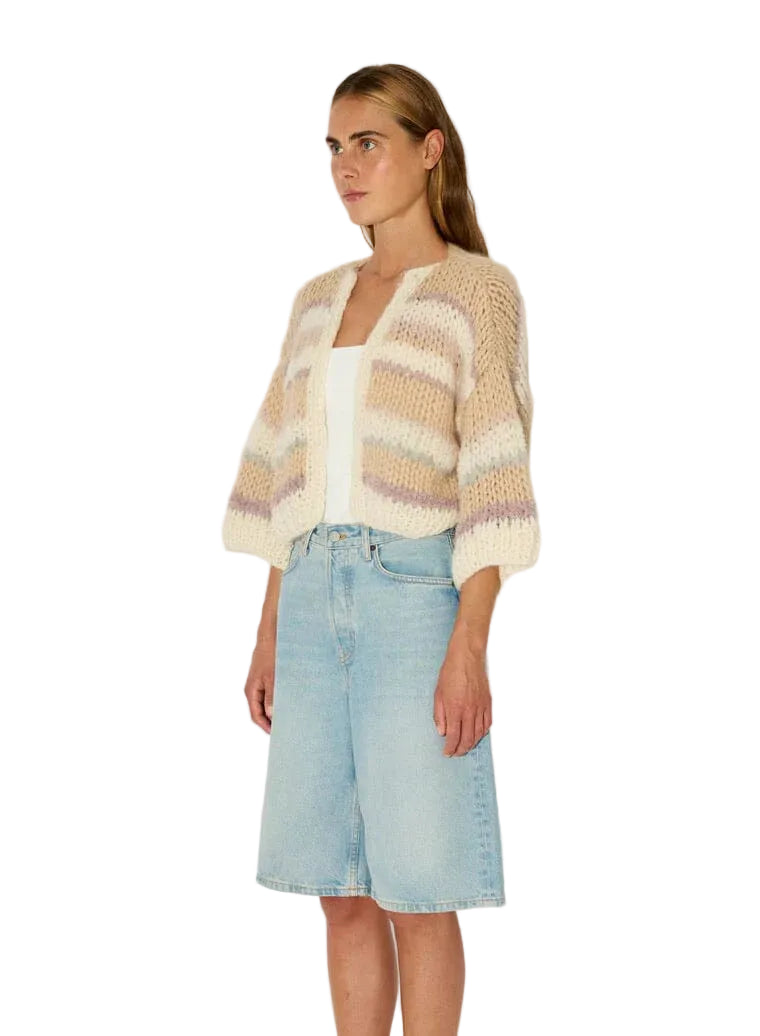 Alpaca Short Sleeve Cardigan