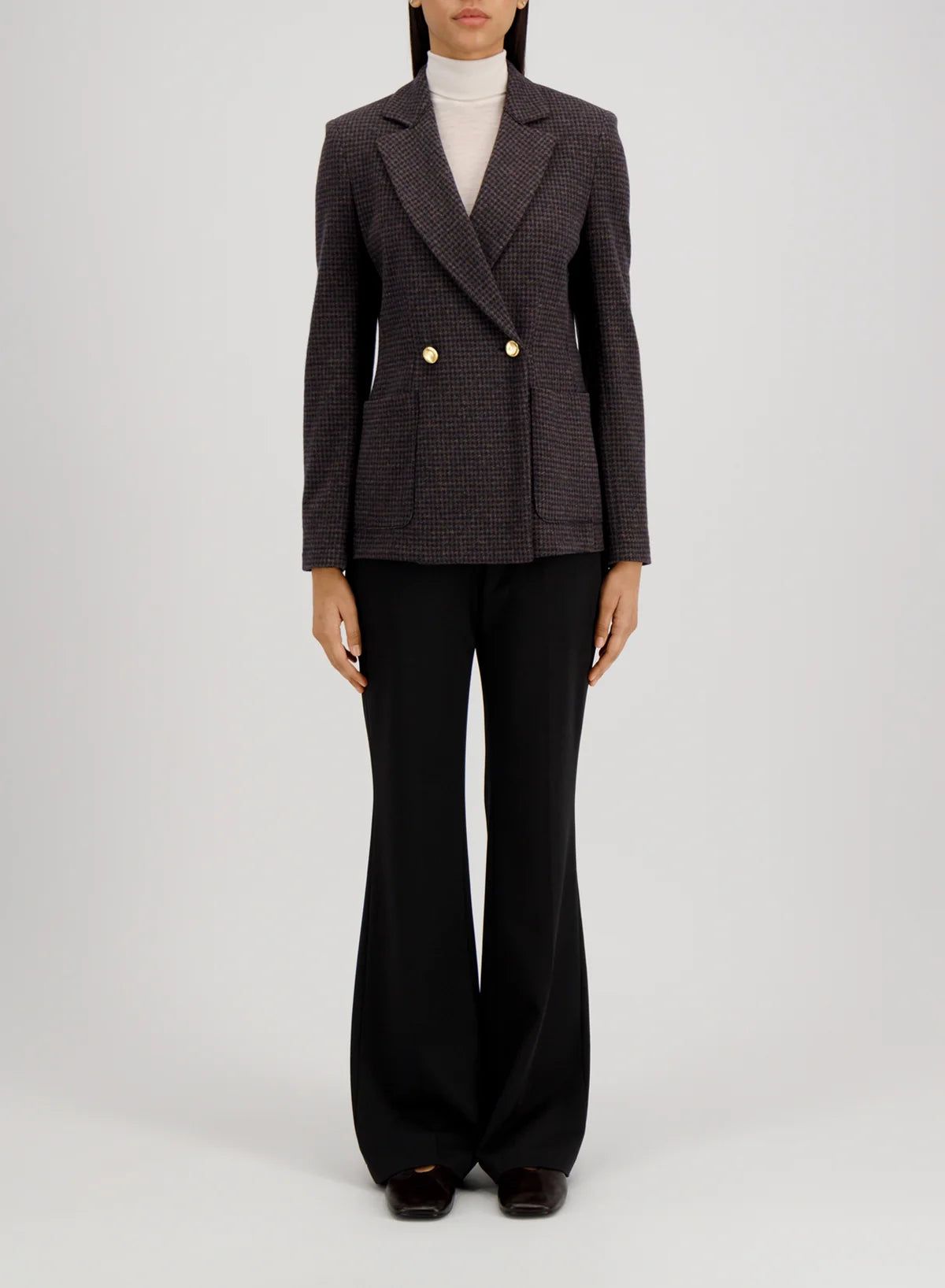 Blazer Patterned in Moleskin