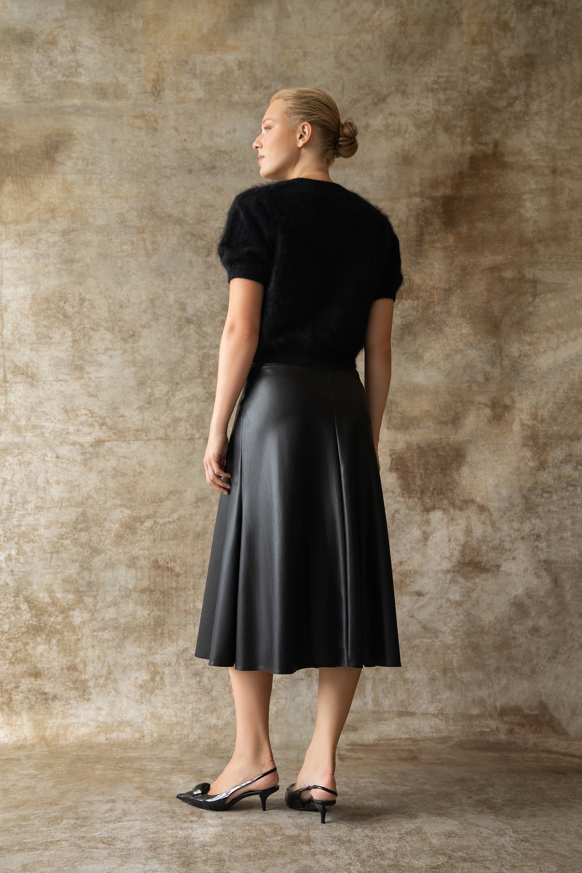 Jupe Bobby Vegan Fluid Nappa Leather