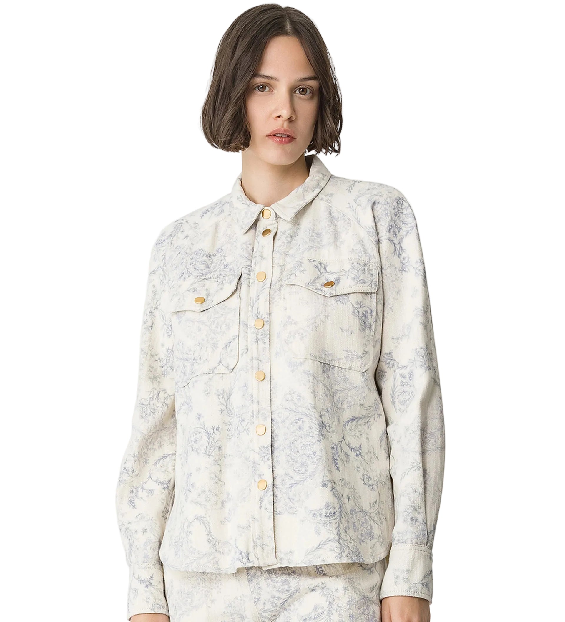 Denim Oversized Shirt Nontiscordardime