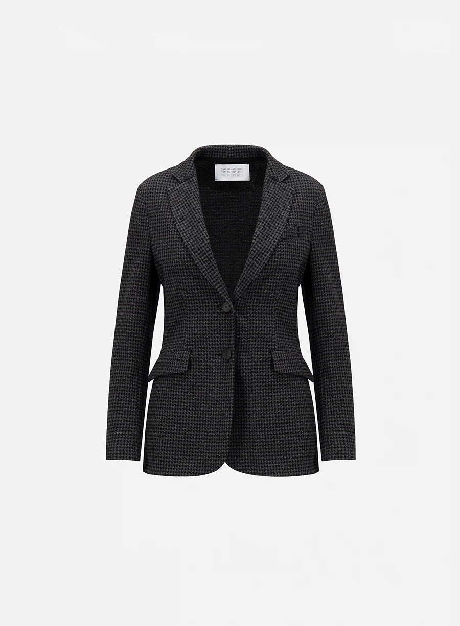 Blazer Hacking Moleskin Houndstooth