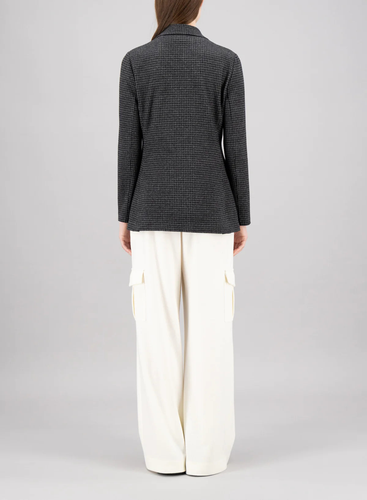 Blazer Hacking Moleskin Houndstooth