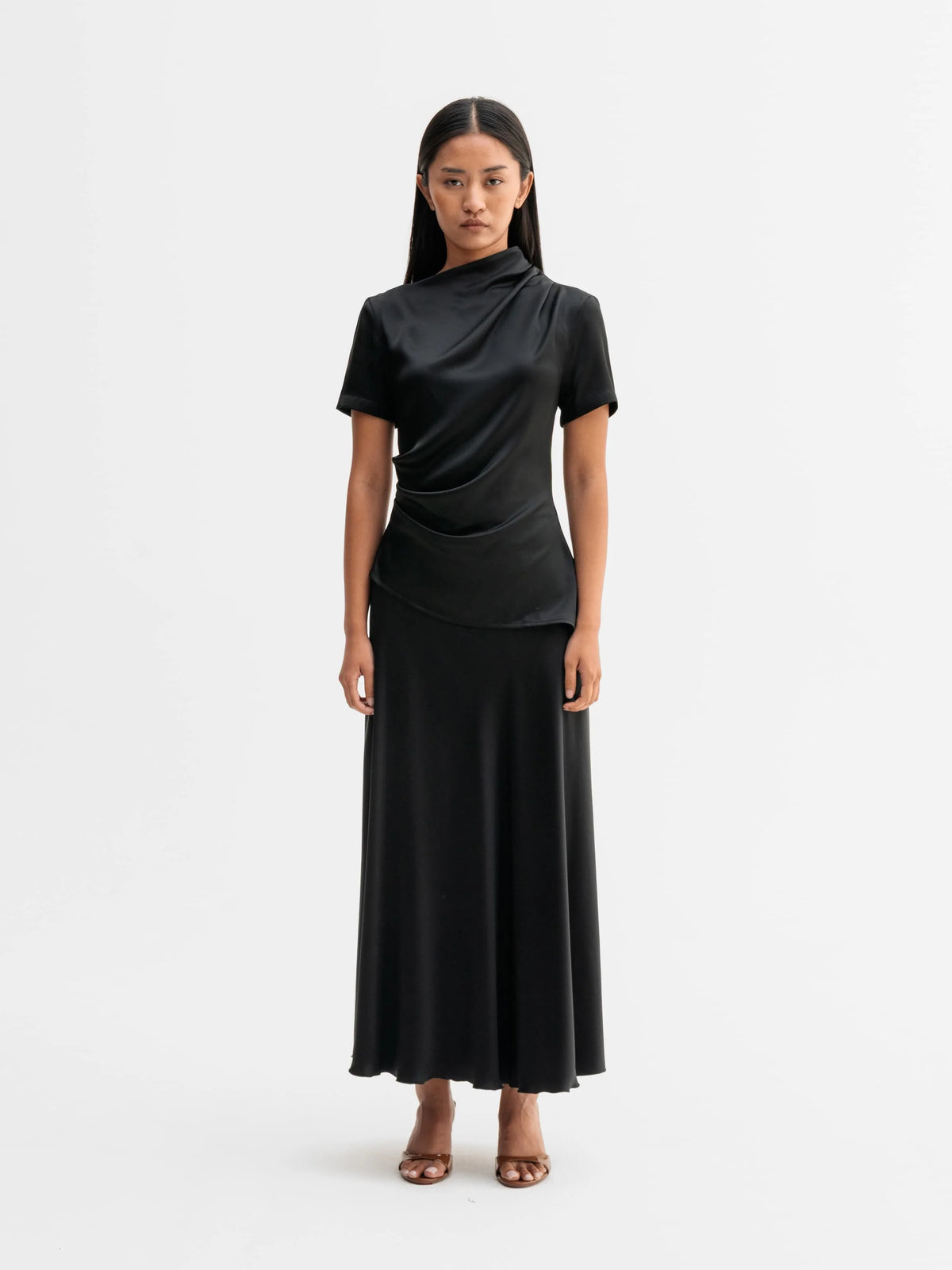 Hadi Satin Silk Skirt