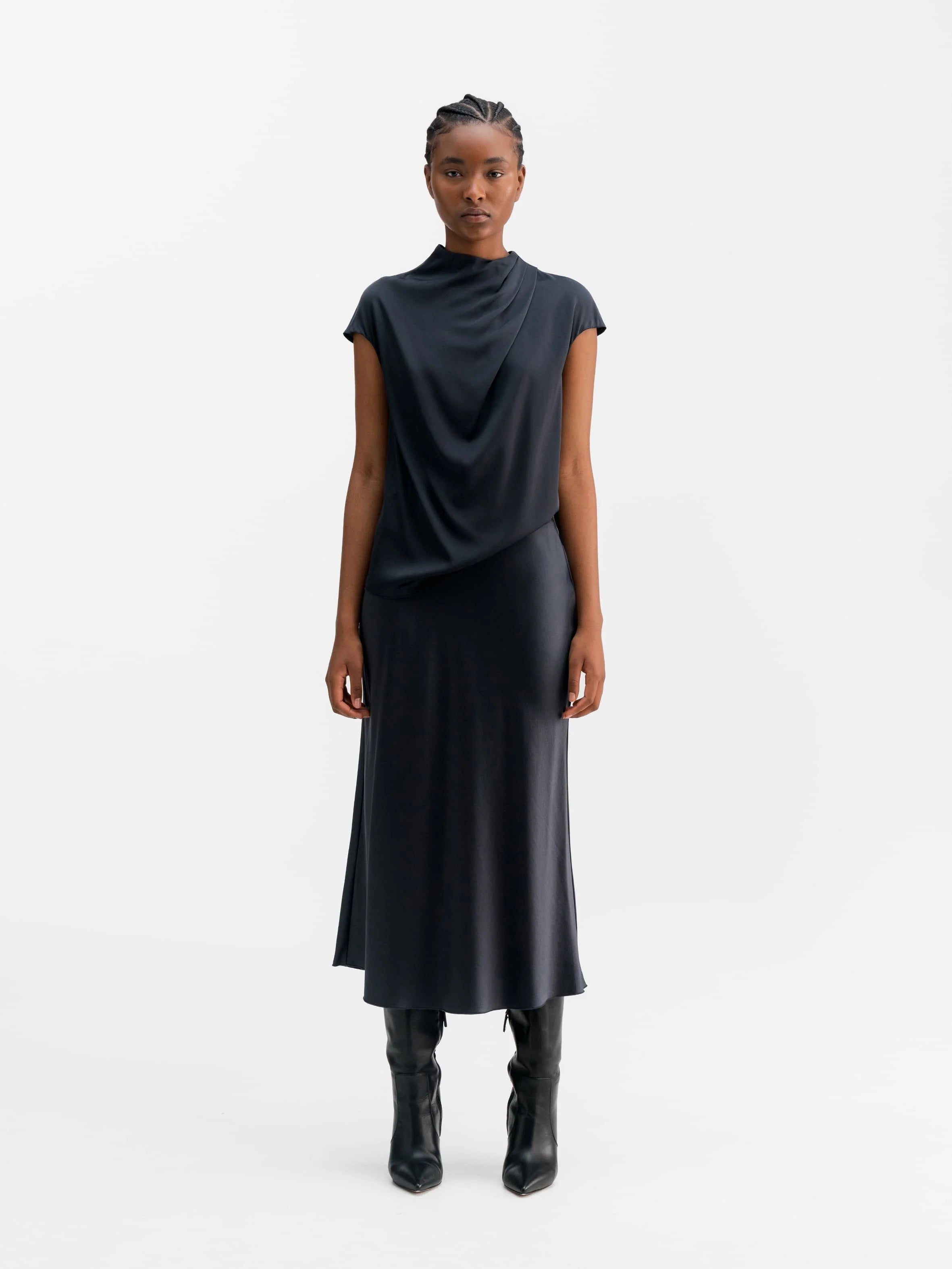 Hana Satin Skirt
