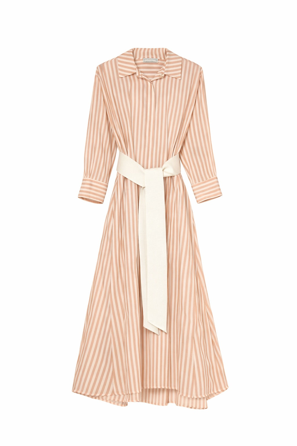 Musselin Blusenkleid mit Streifen