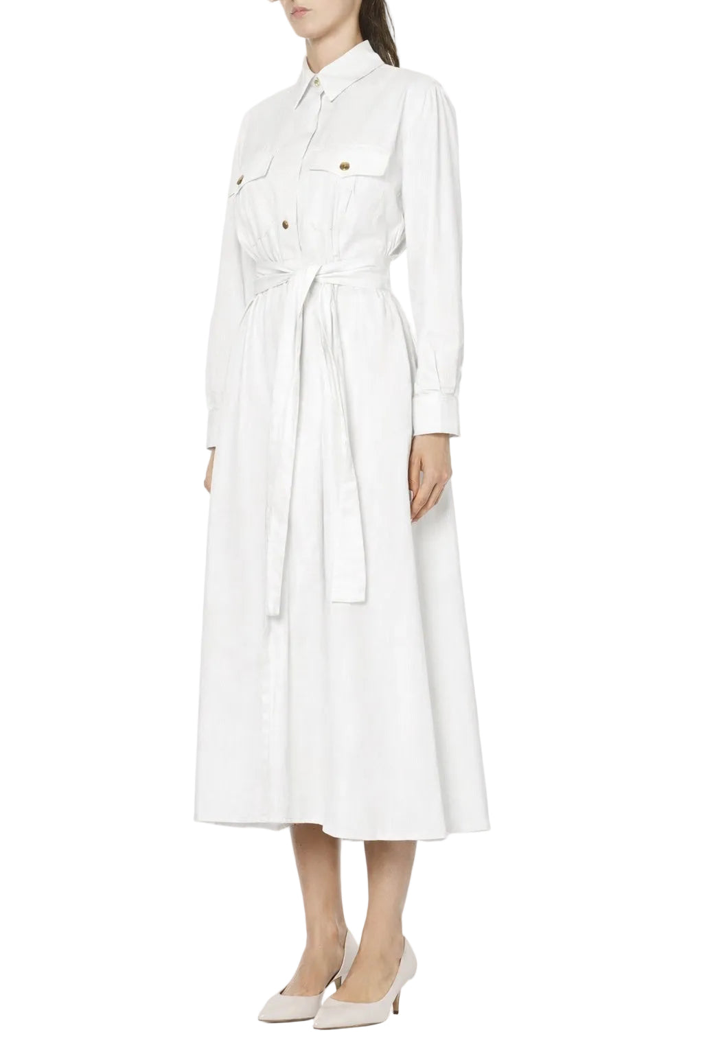 Baumwoll Blusenkleid
