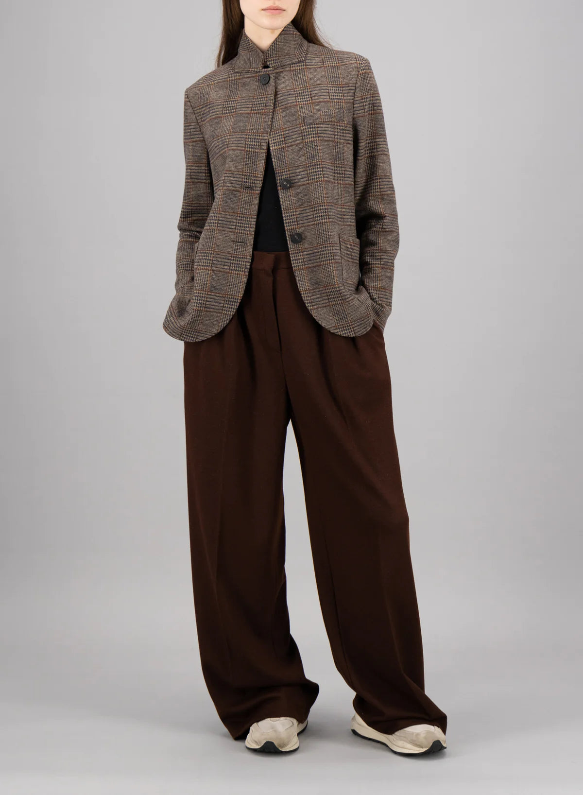 Blazer Stand Up Collar Loro Piana