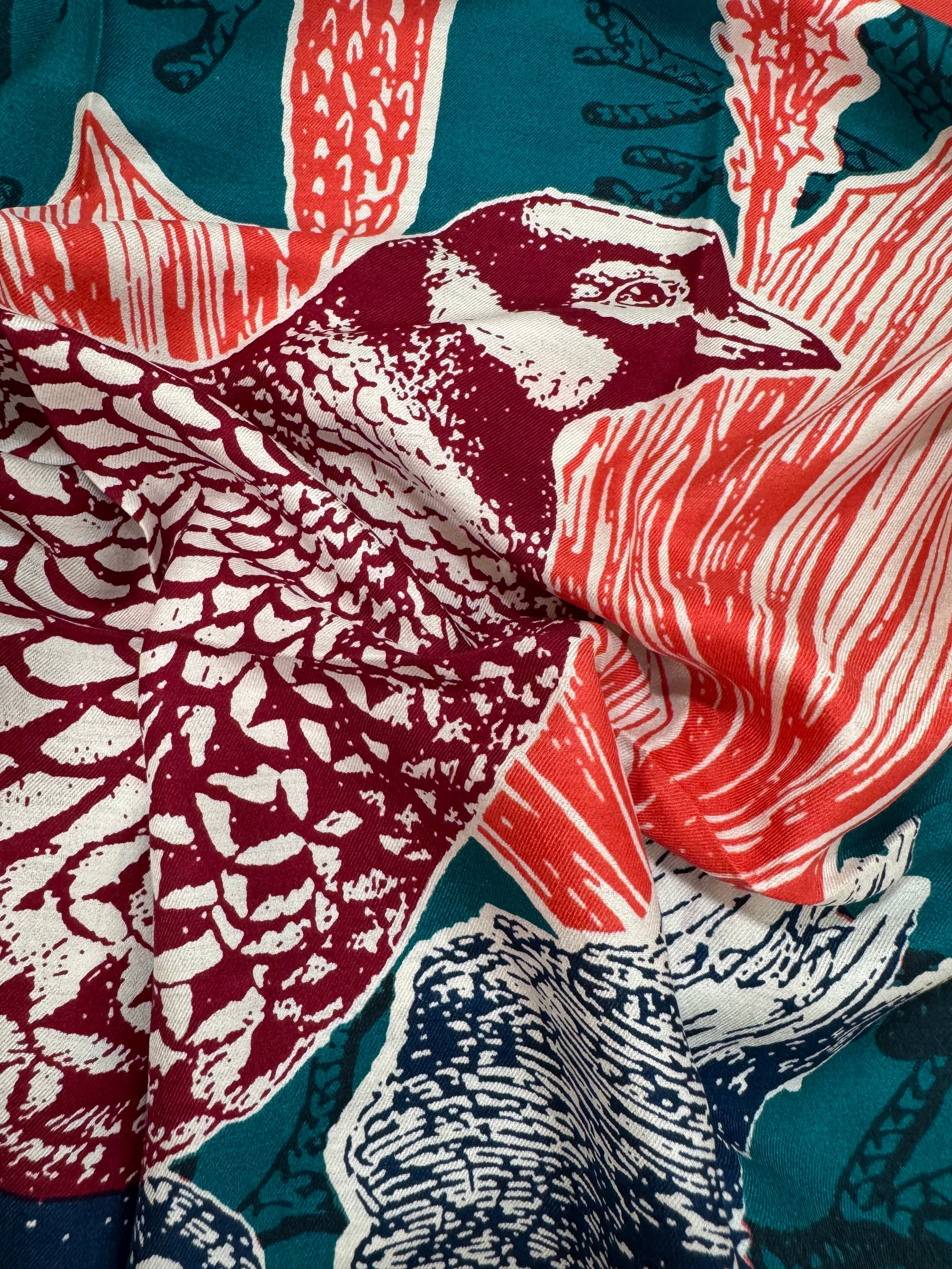 Seidenschal Midcube New Pheasant