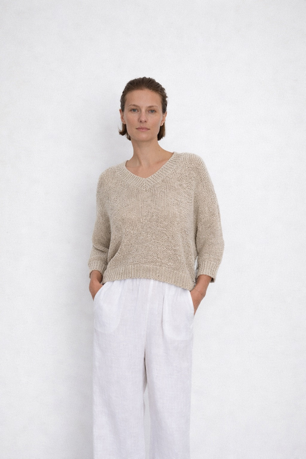 V-Neck Pullover Sommer