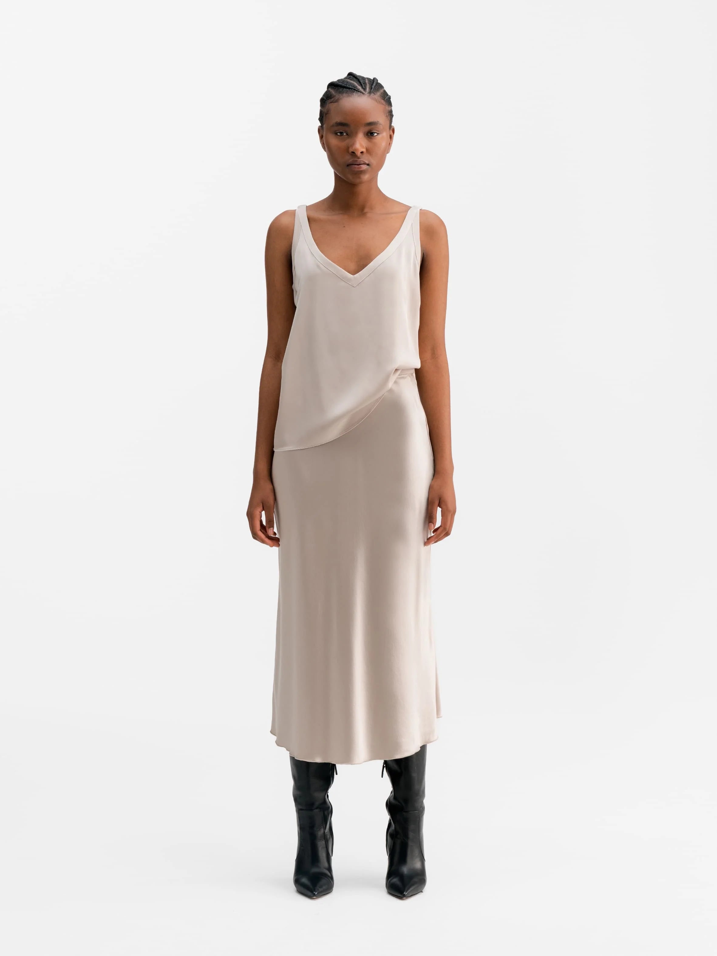 Shin Silk Tank Top