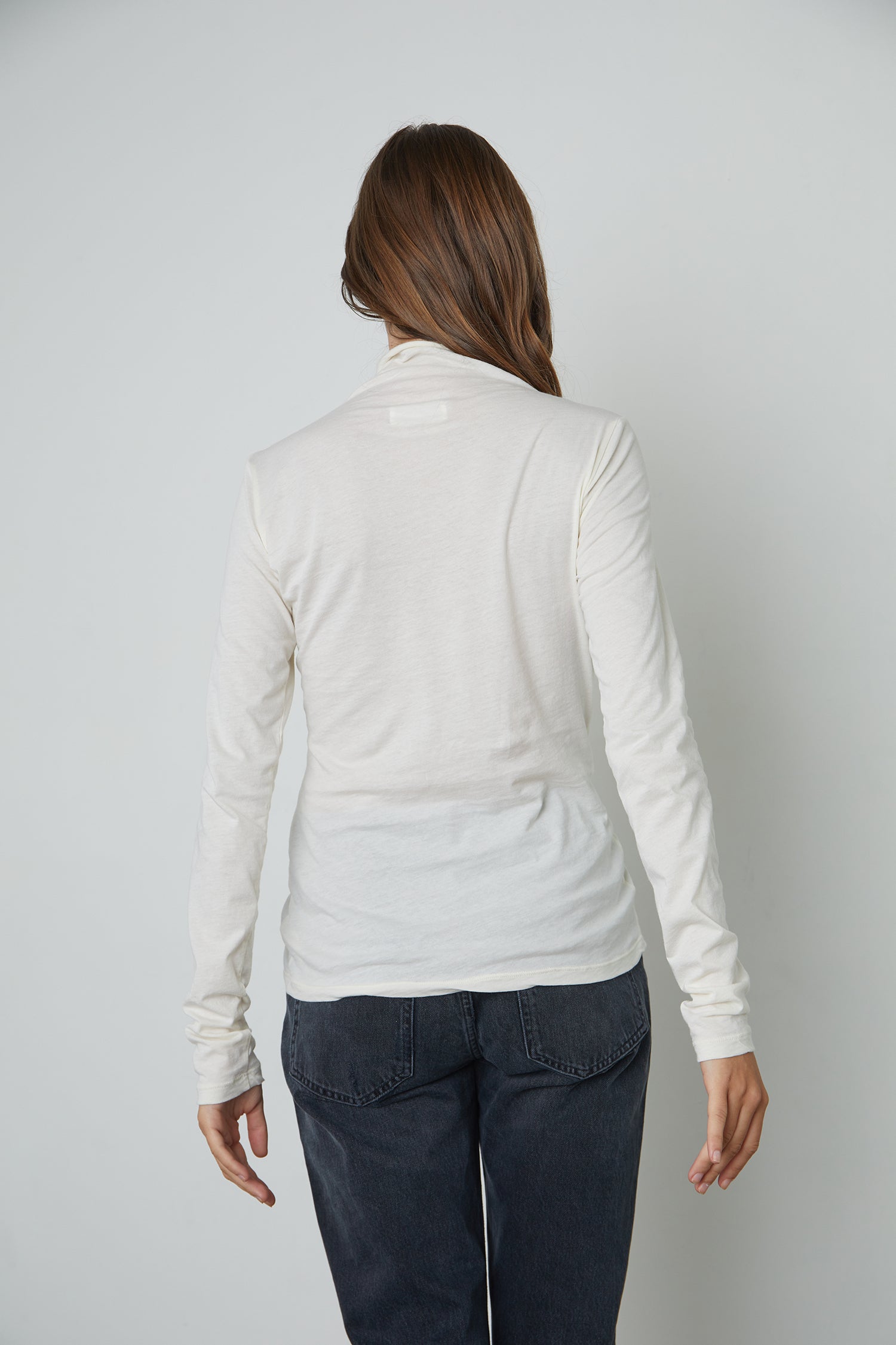 Talisia Mock Neck Langarm Tee