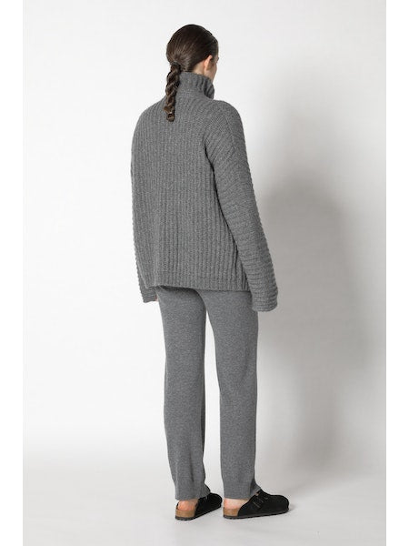 Cashmere Fluffy Rib Cardigan