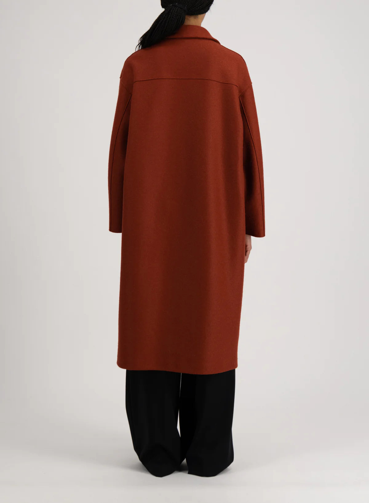 Mantel Greatcoat Pressed Wool