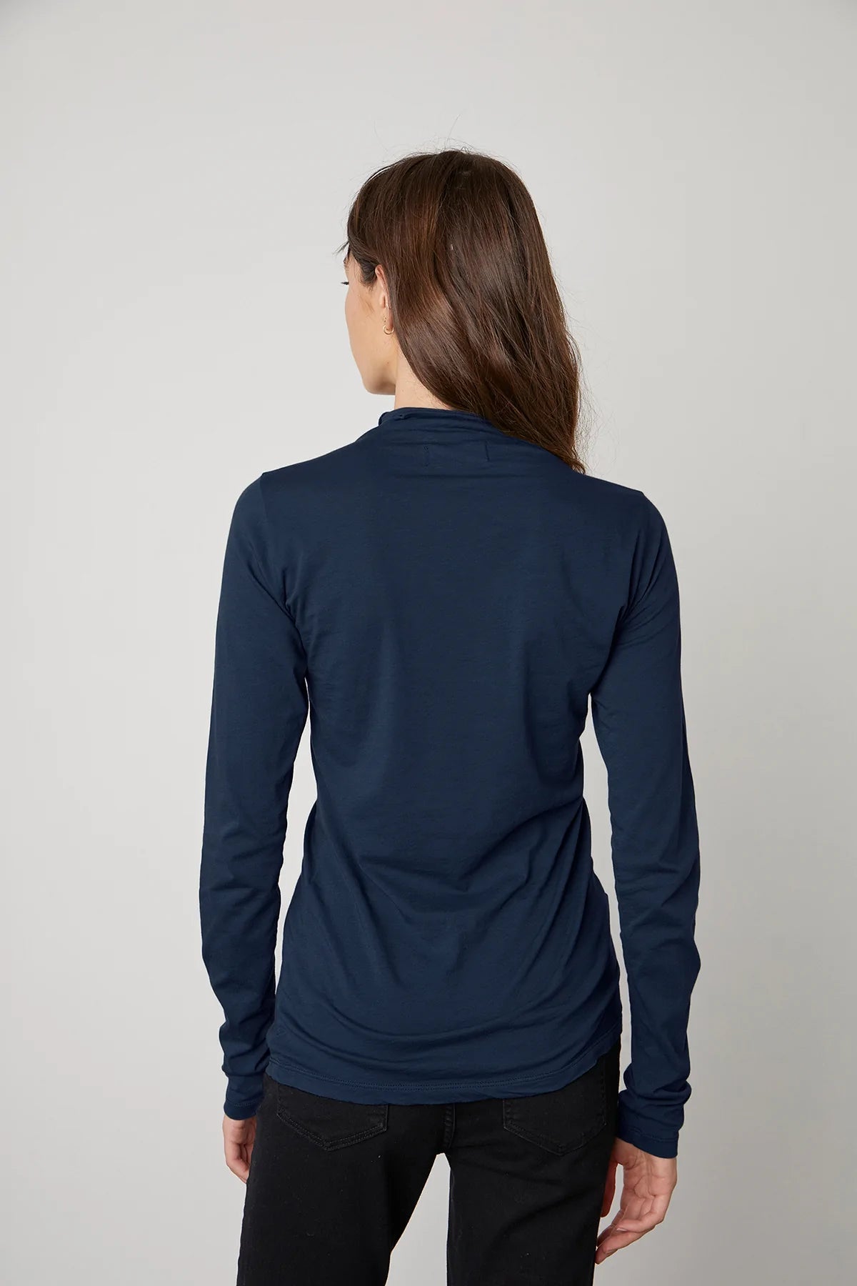 Talisia Mock Neck Langarm Tee