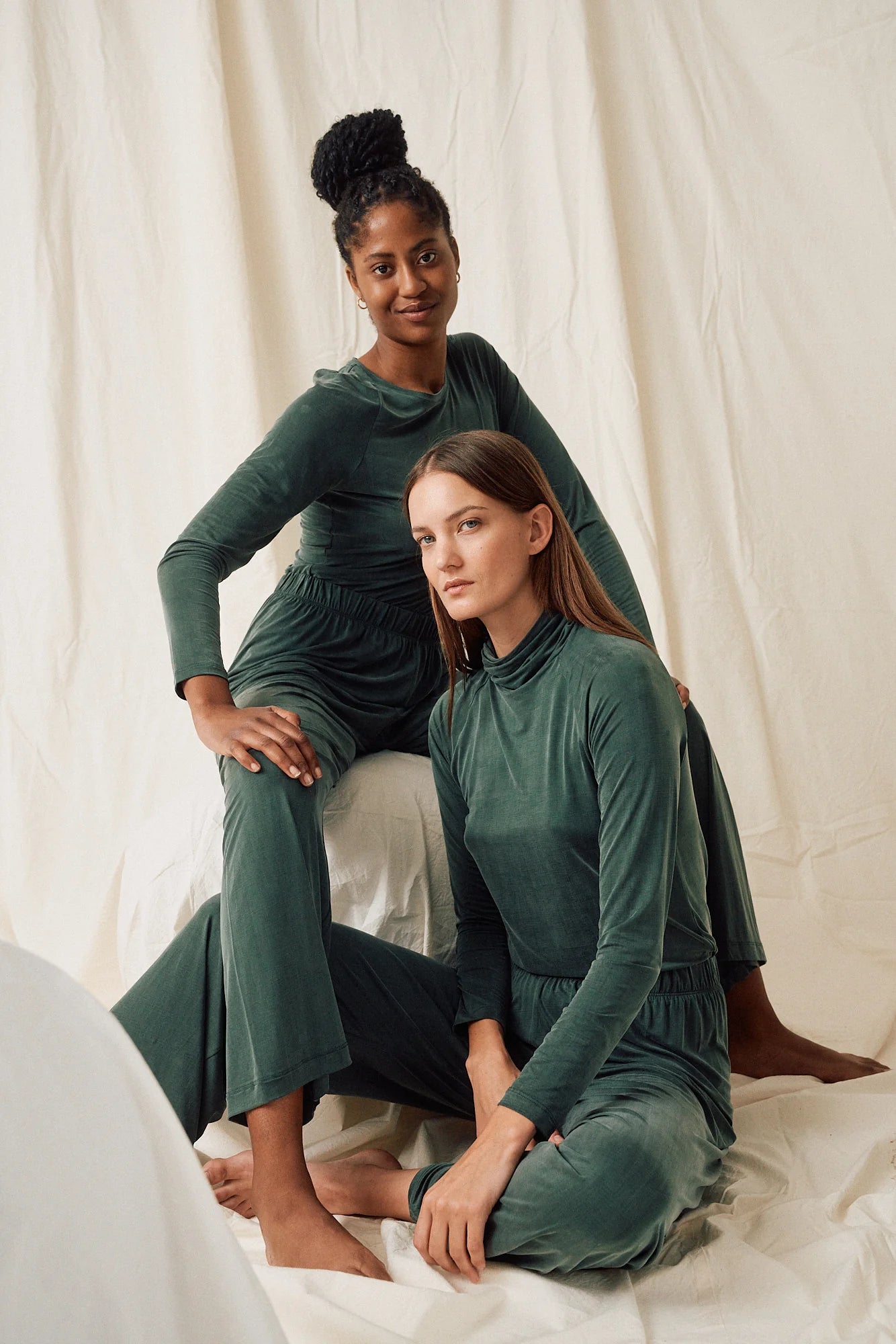 Cupro High Waist Pants