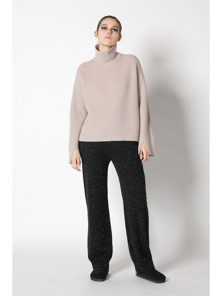 Cashmere Icon Rib Rollkragenpullover