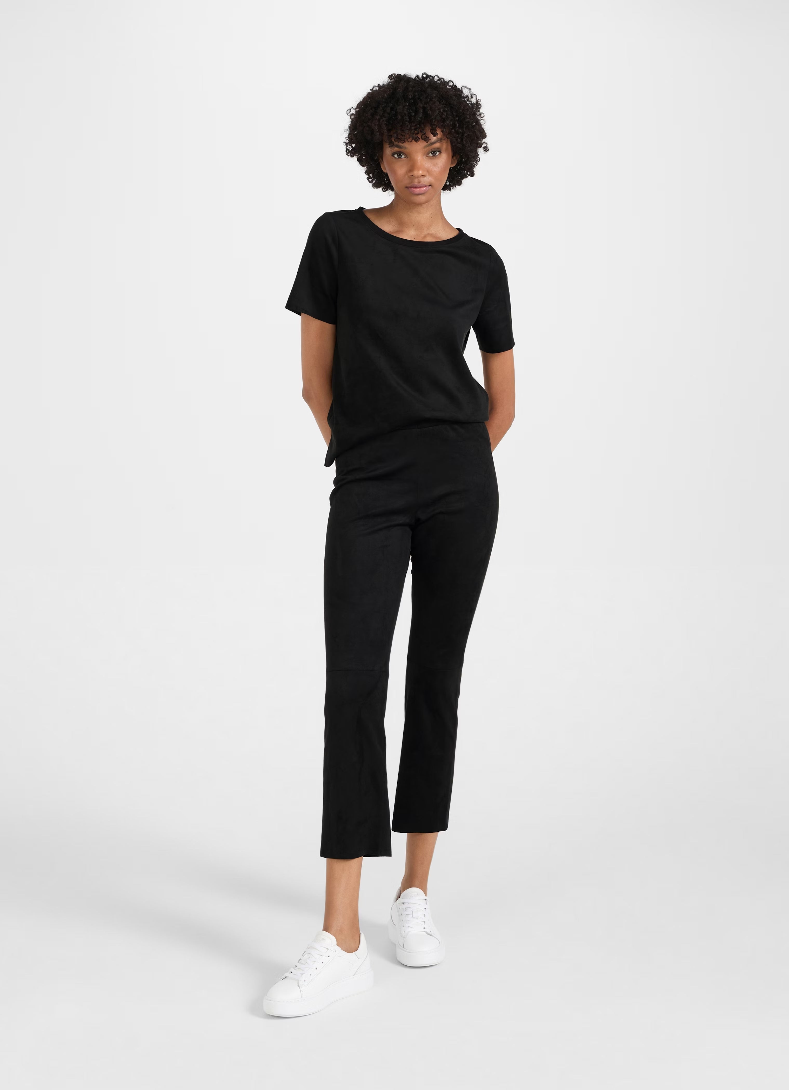 Tech Velours Bootcut Hose