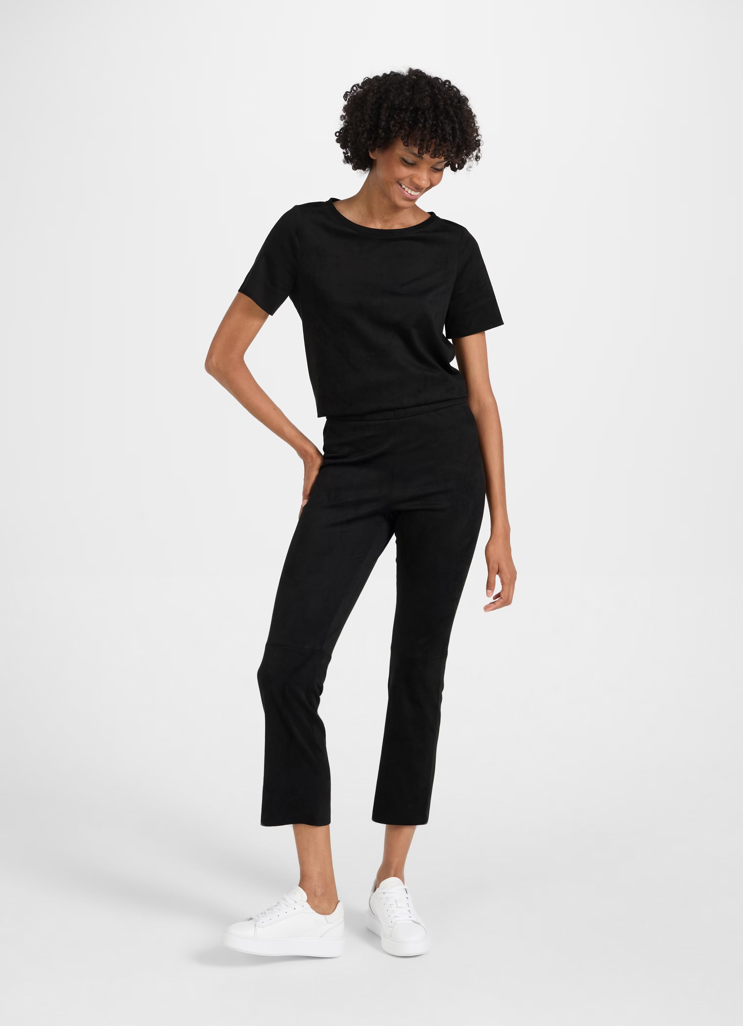 Tech Velours Bootcut Hose