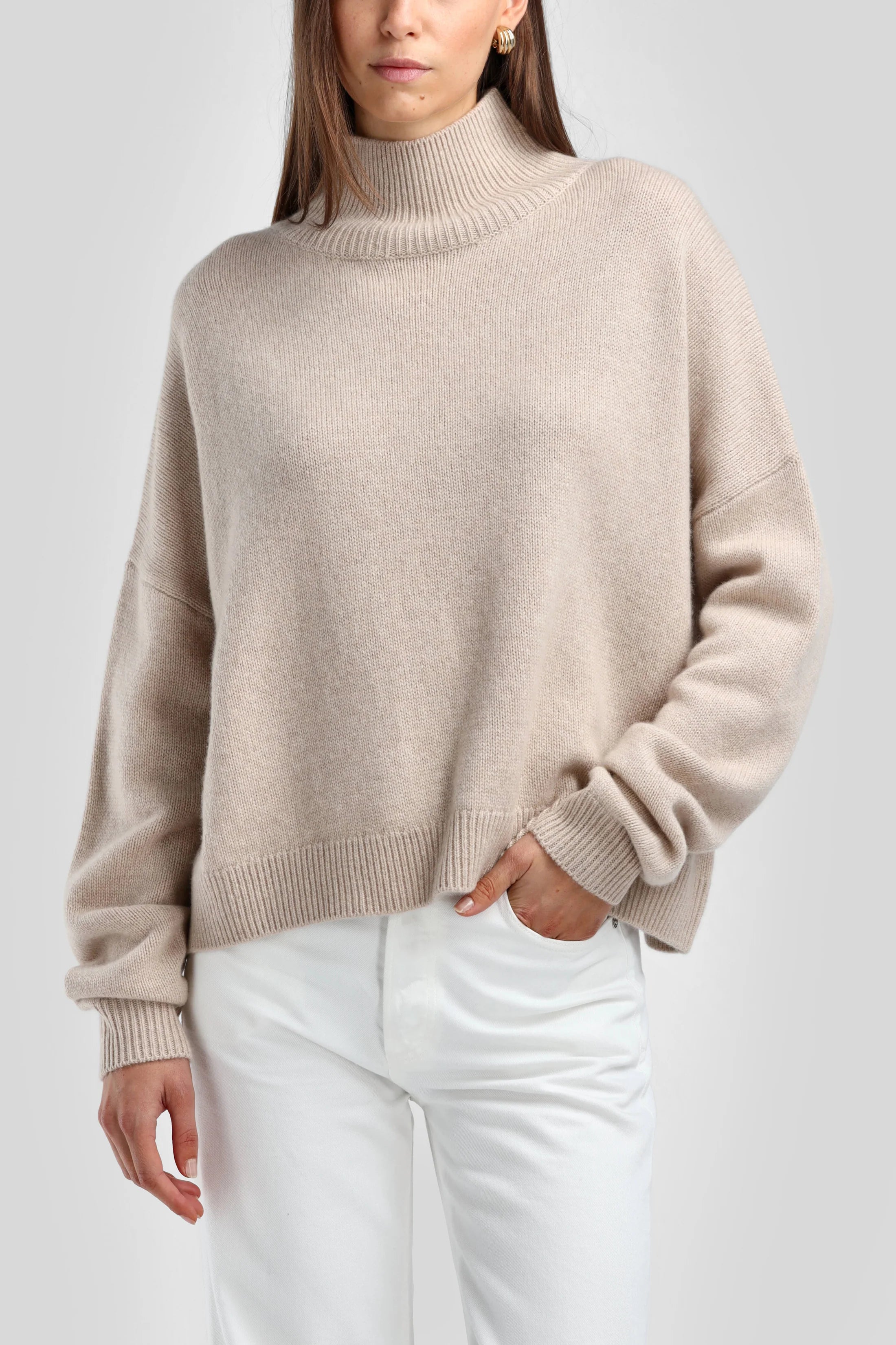 Cashmere Rollkragenpullover Royal