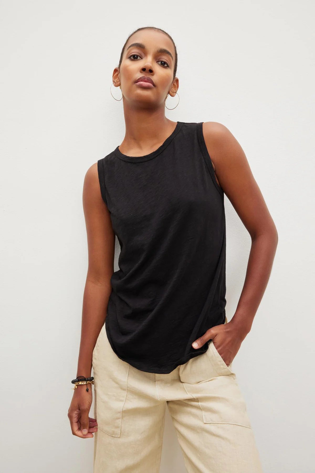 Taurus Cotton Slub Tank Top