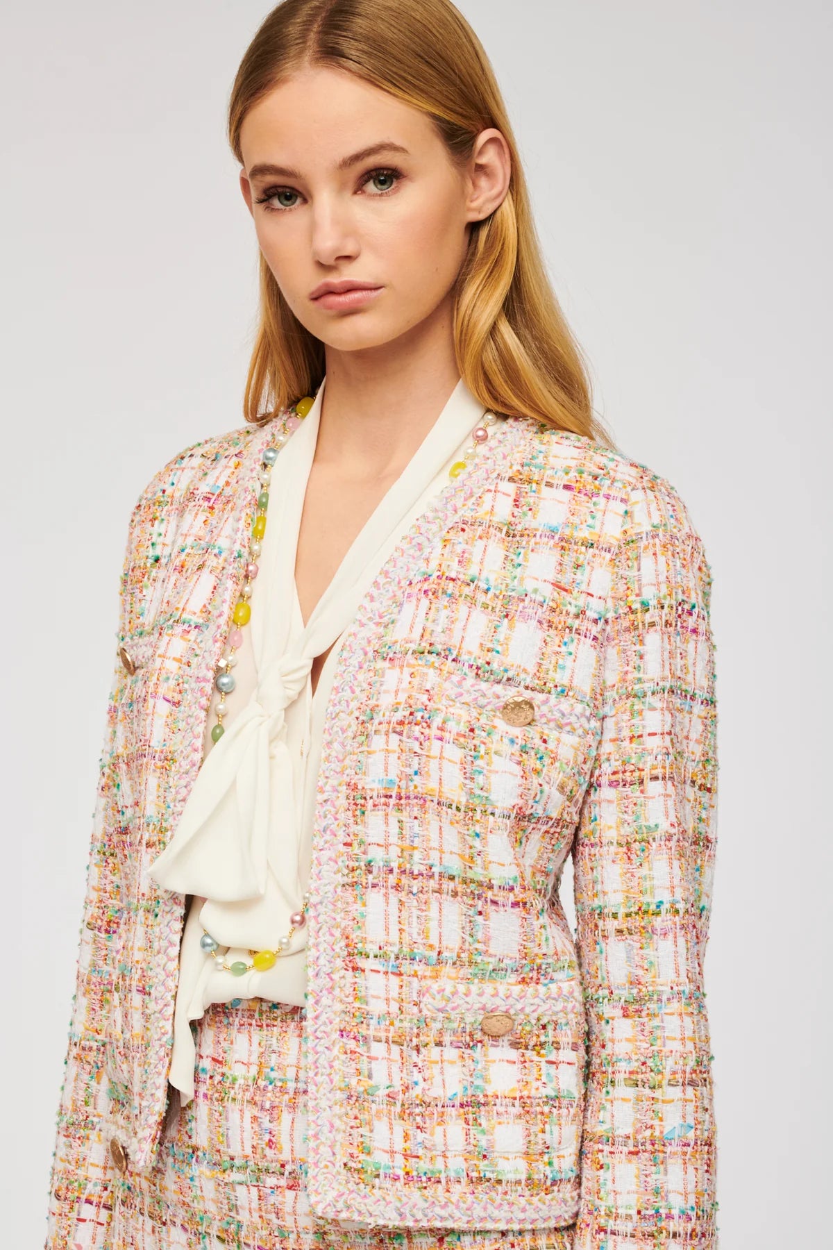 Tweed Jacke