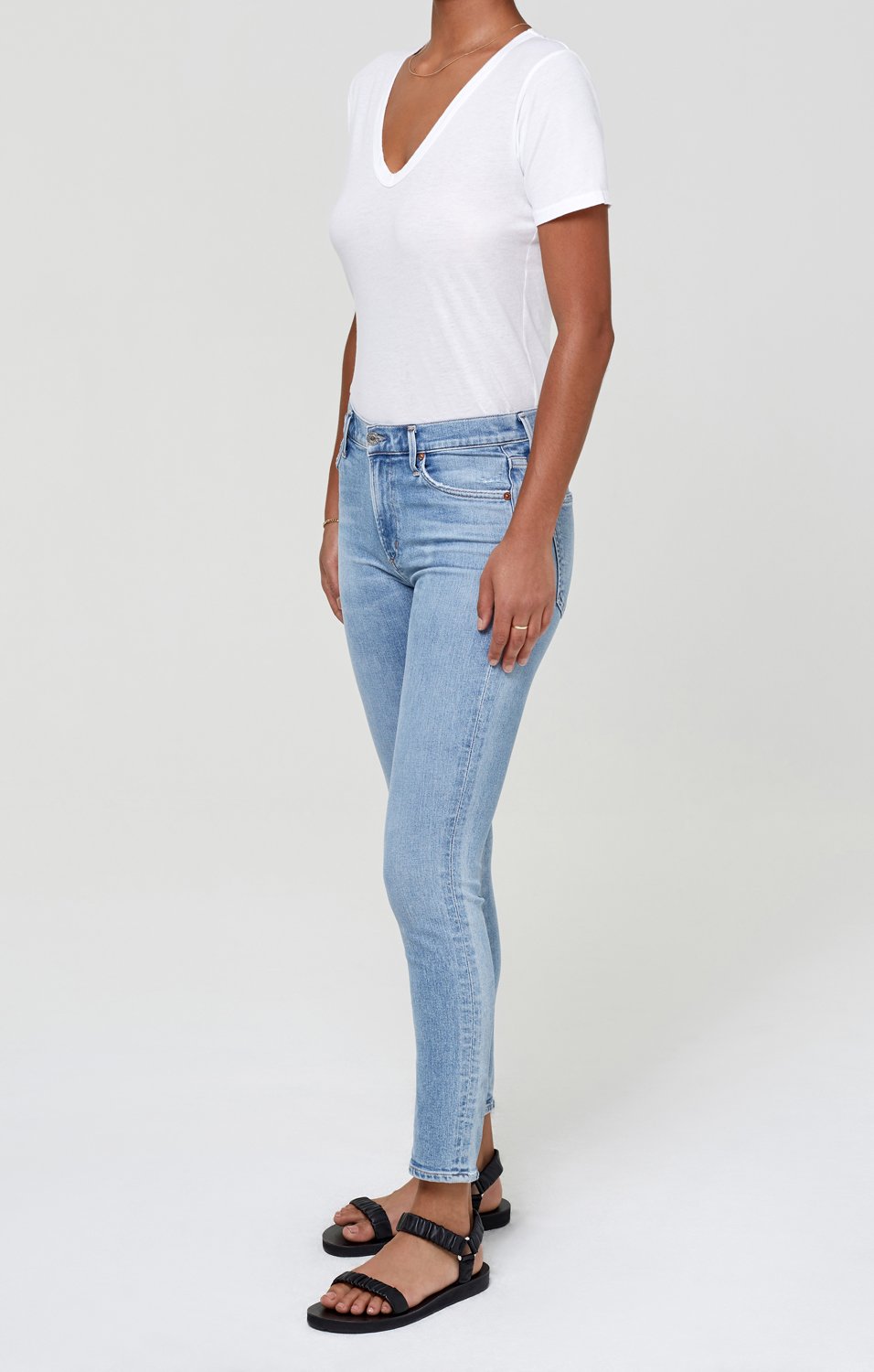 Rocket Mid Rise Skinny Fit Ankle