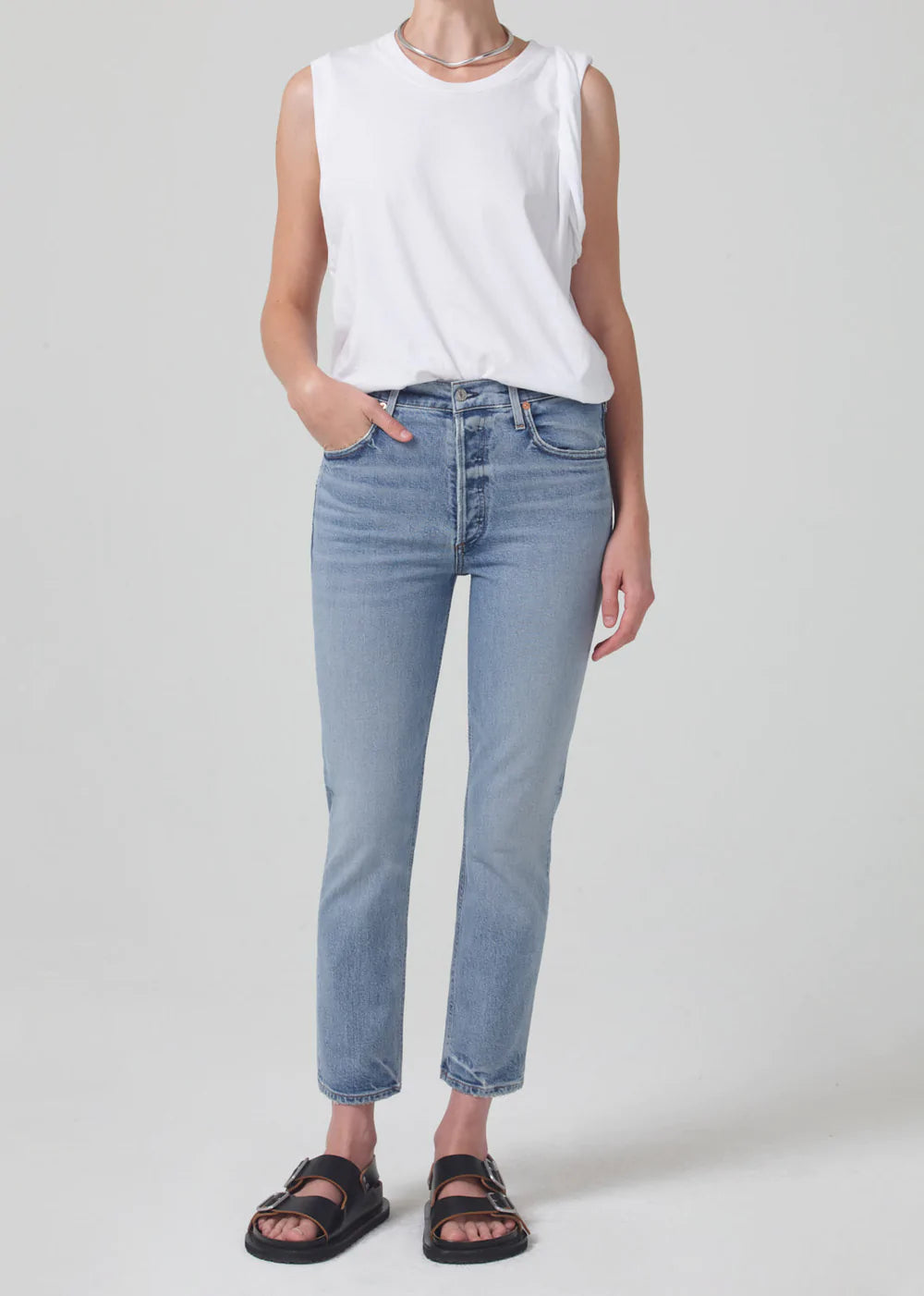 Jeans Charlotte High Rise Crop Straight