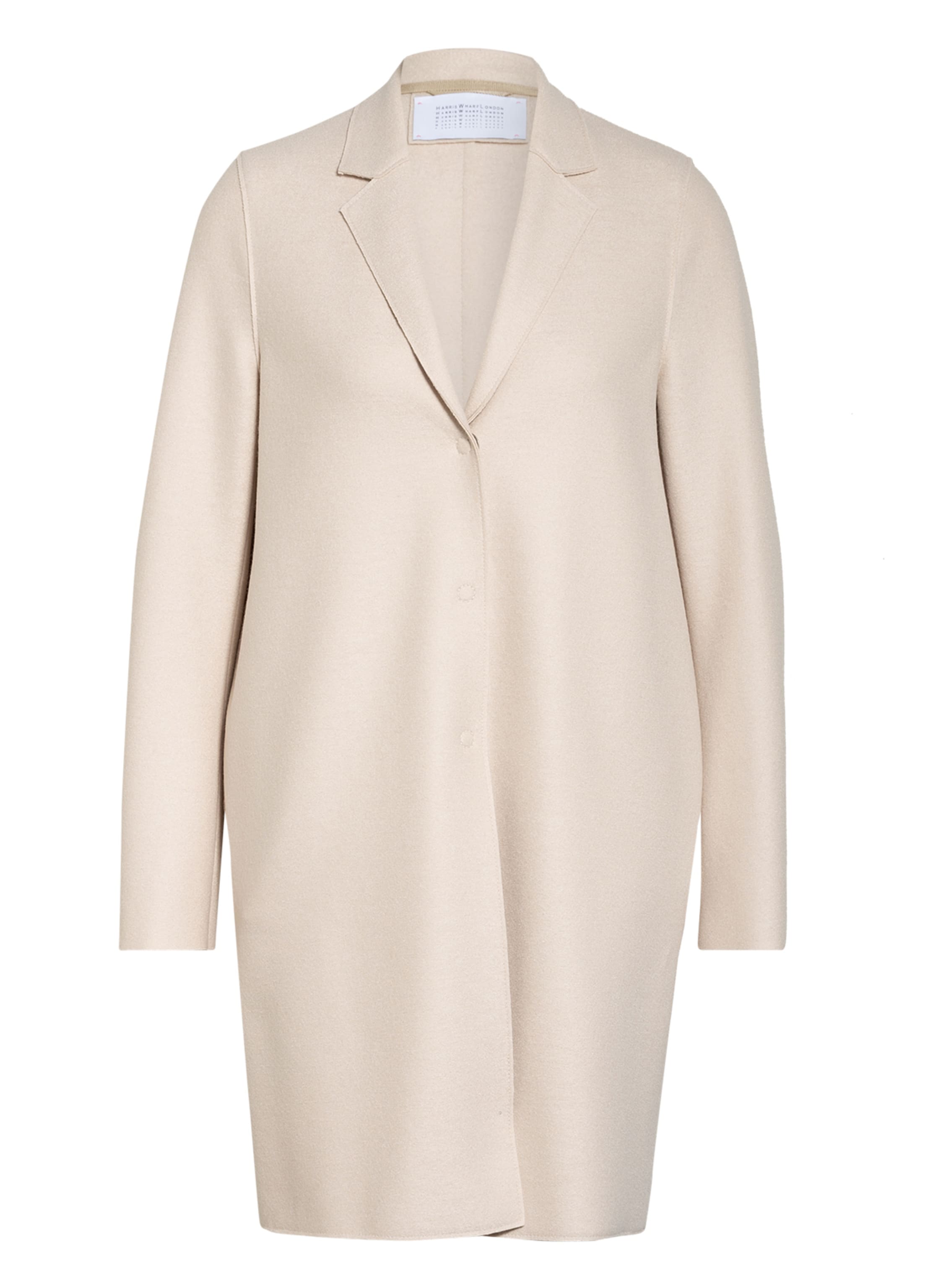 Cocoon Coat Light Pressed Wool