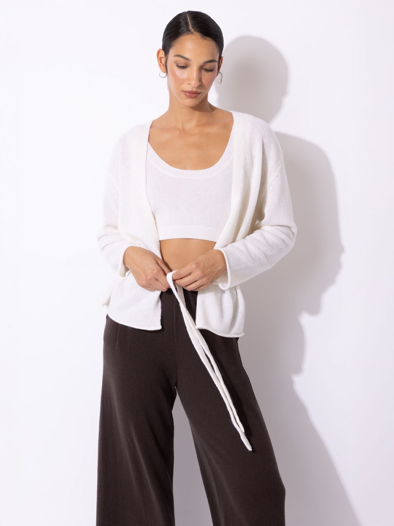 Cashmere Wickel Cardigan