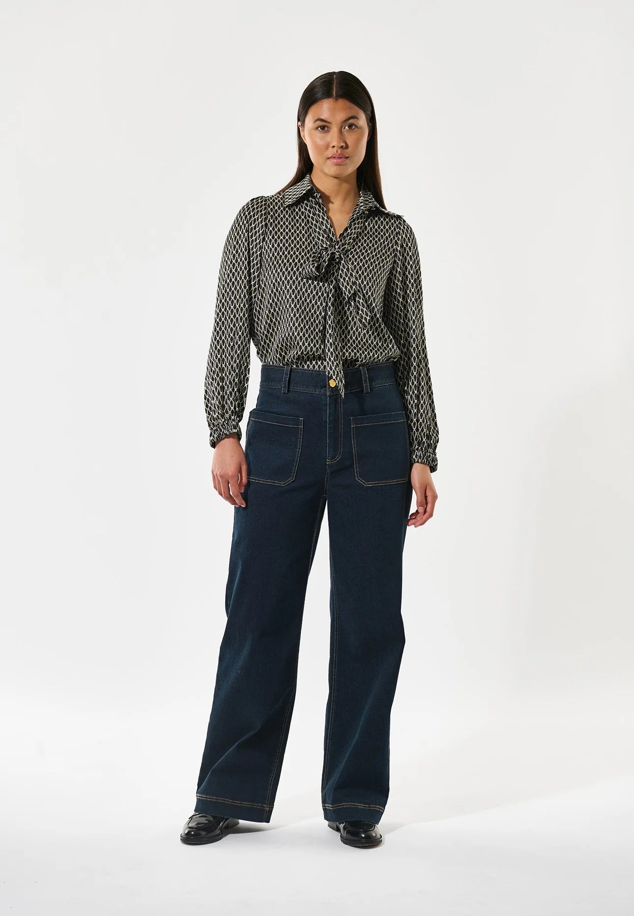 Seidenbluse Kikkidea