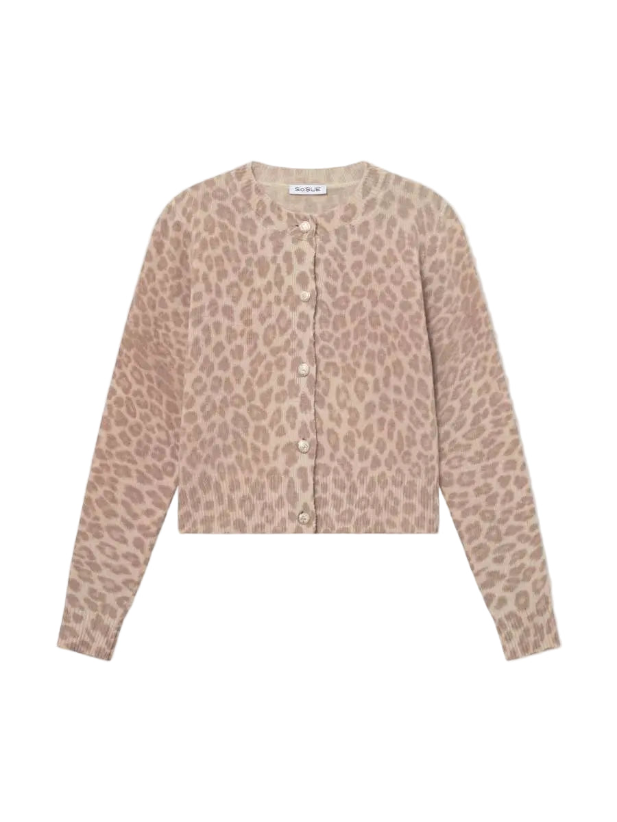 Leo Print Cardigan