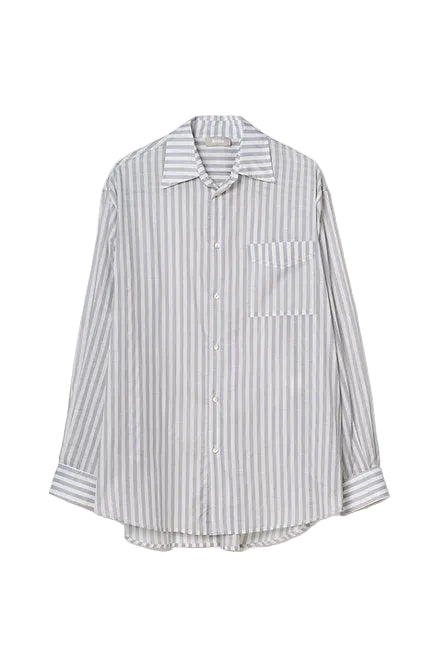 Musselin Bluse mit Streifen