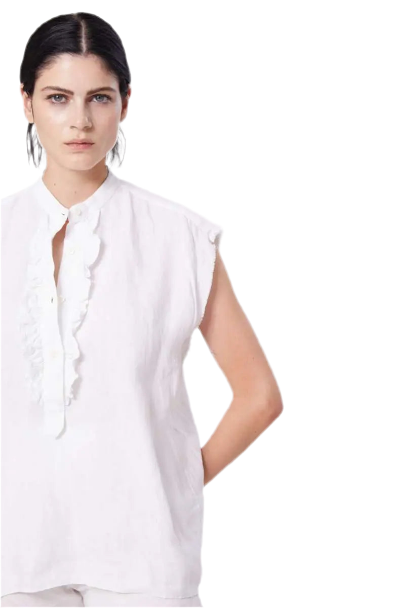 Barcelona Linen Bluse