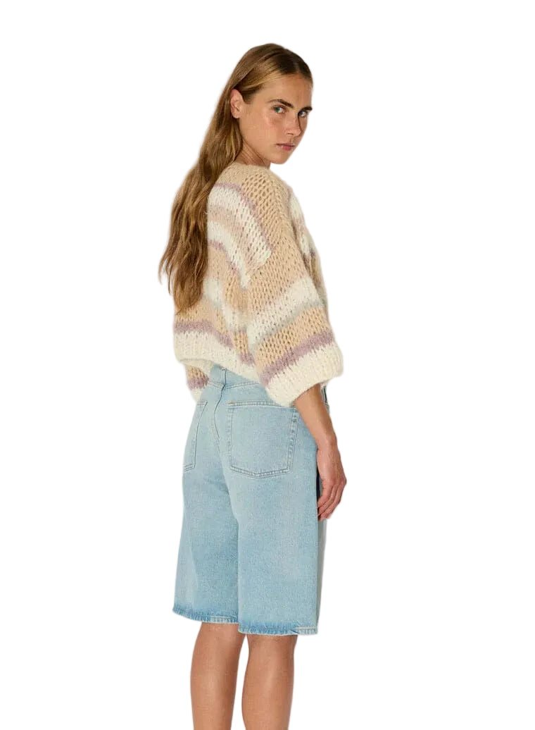 Alpaca Short Sleeve Cardigan