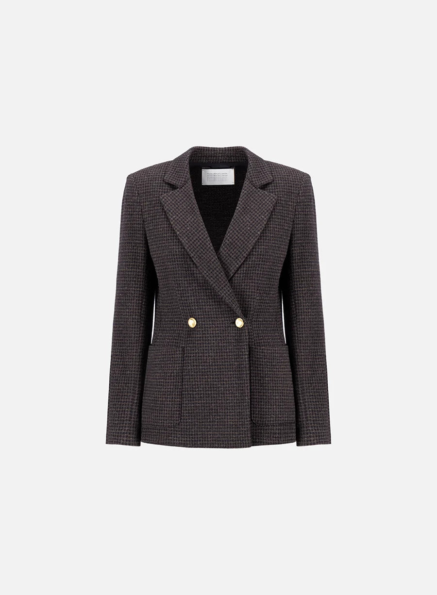 Blazer Patterned in Moleskin