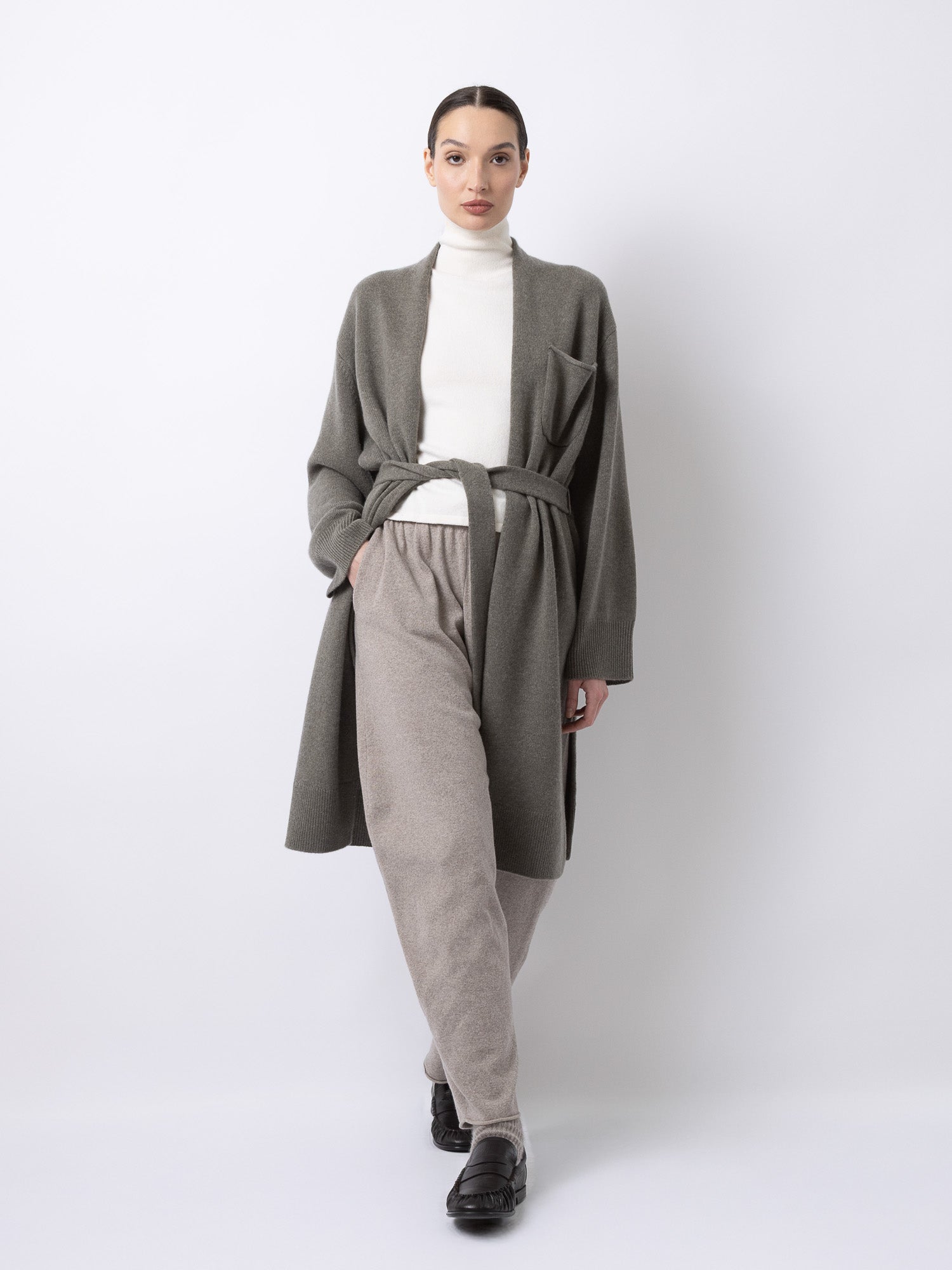 Cashmere Cardigan Long