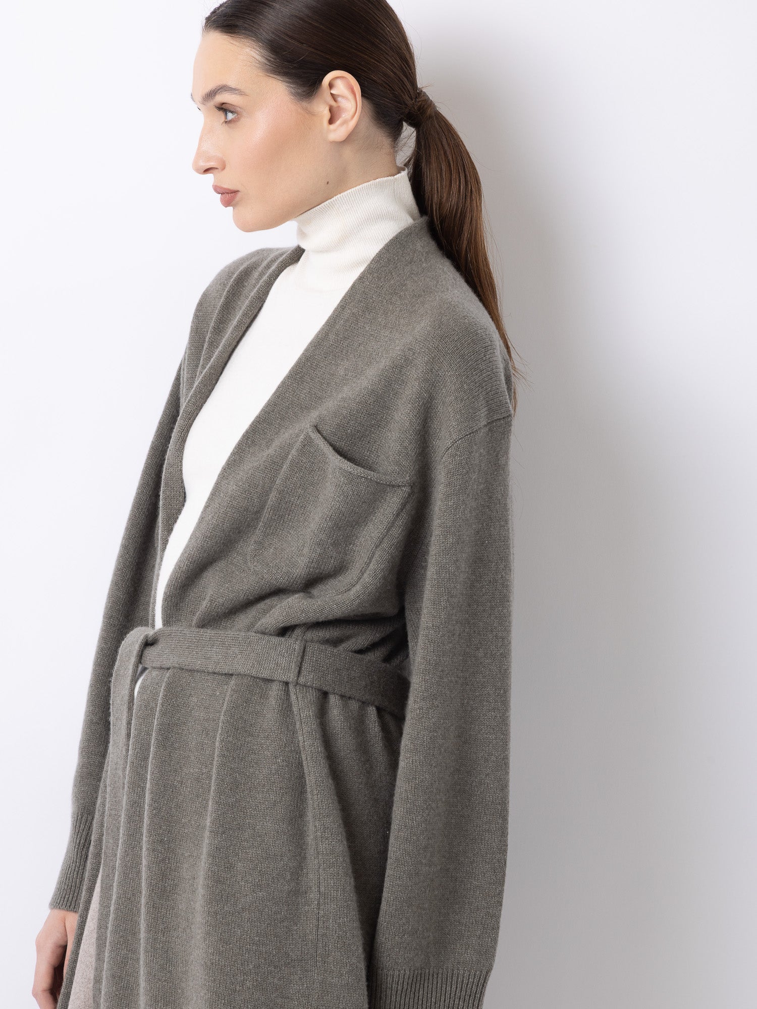 Cashmere Cardigan Long