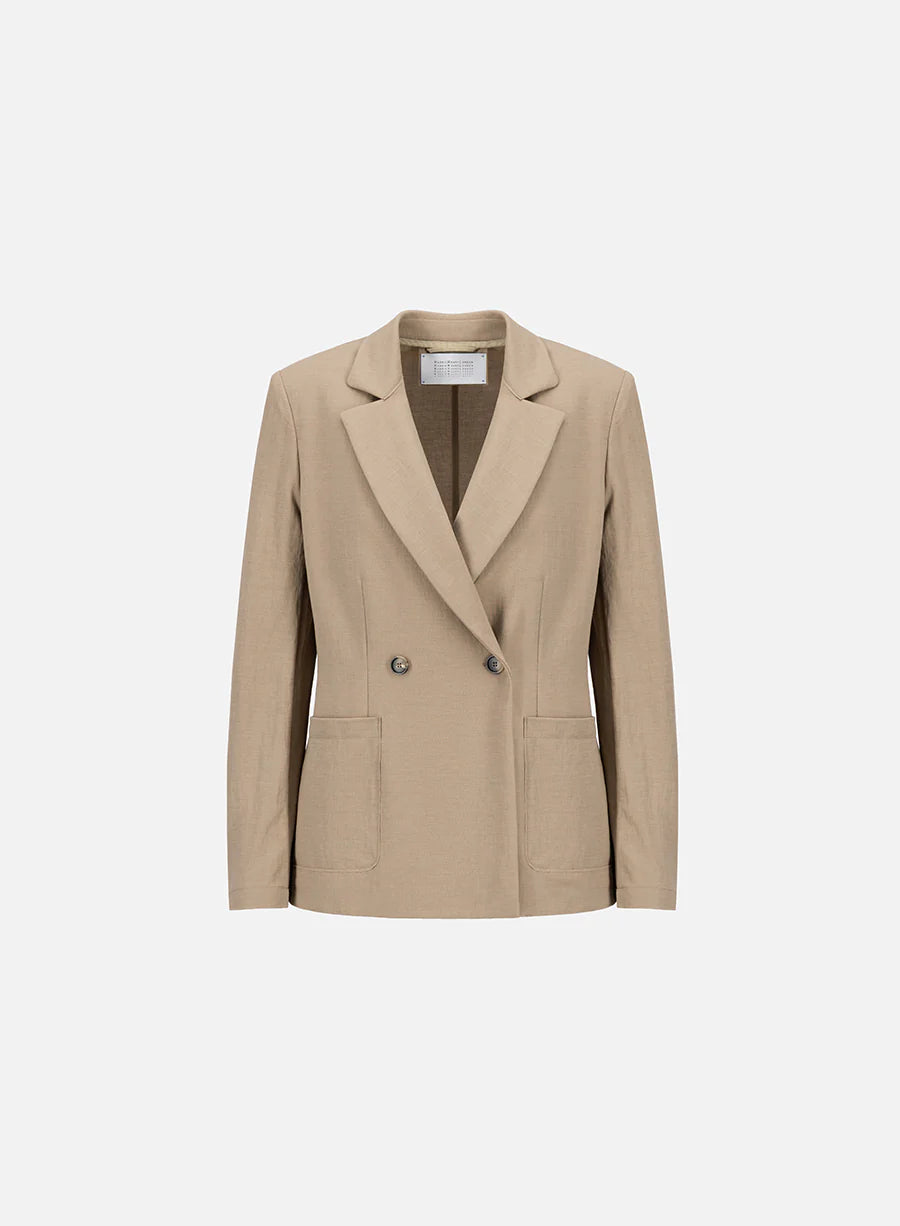 D.B. Blazer with Shoulder Pads Rayon