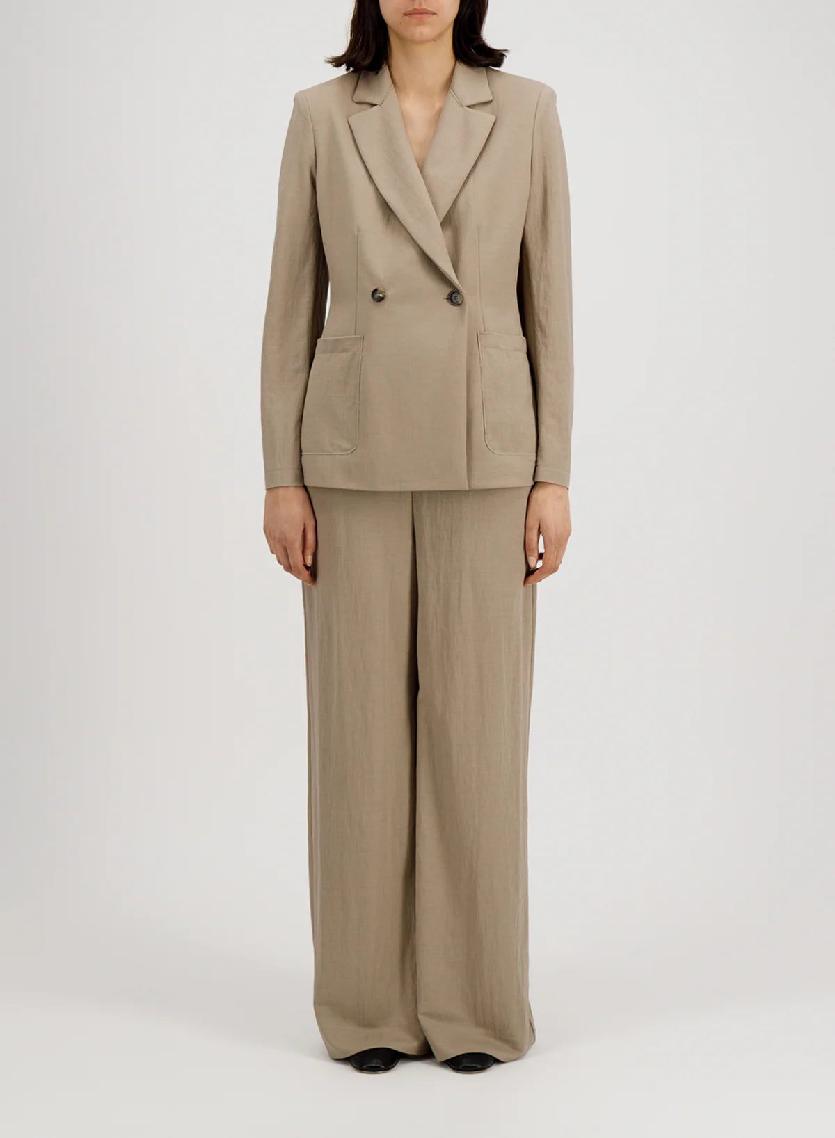 D.B. Blazer with Shoulder Pads Rayon