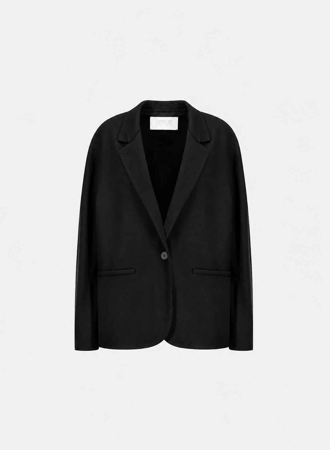 Dropped Shoulder Blazer in Superfine Merino
